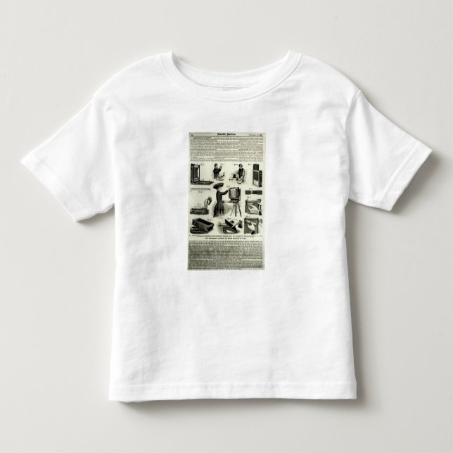 T-shirts Instrumento fotográfico novo (Frente)