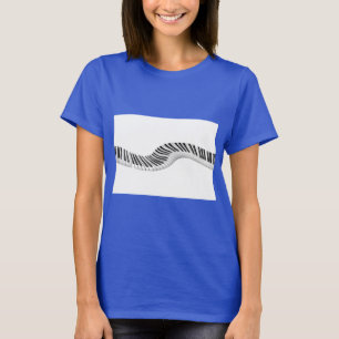 T-shirts Instrumentos de Música Piano do Teclado