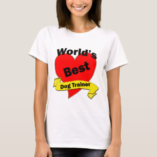 T-shirts Instrutor de cão do mundo o melhor
