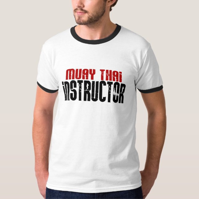 T-shirts Instrutor TAILANDÊS 1,1 de MUAY (Frente)