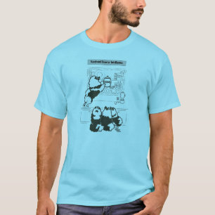 T-shirts inteligência contrária do keeshond
