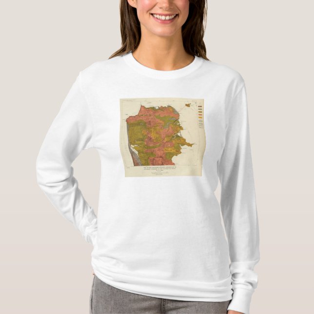 T-shirts Intensidade de San Francisco do terremoto (Frente)
