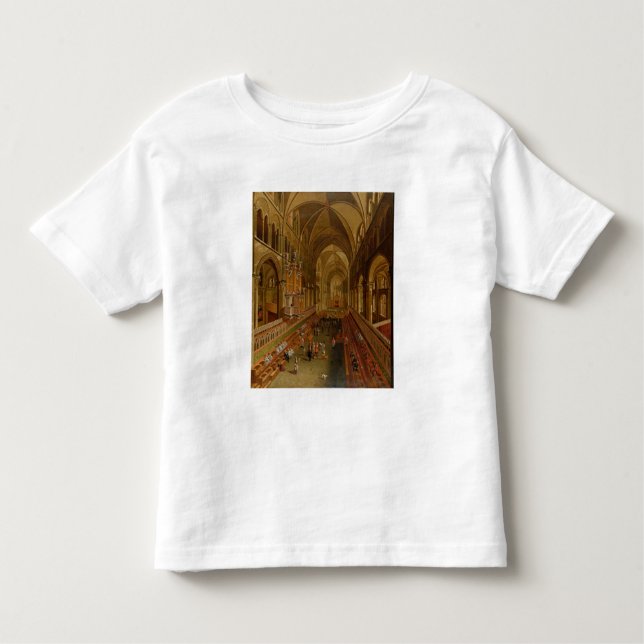 T-shirts Interior da catedral de Canterbury, c.1675-1700 (Frente)
