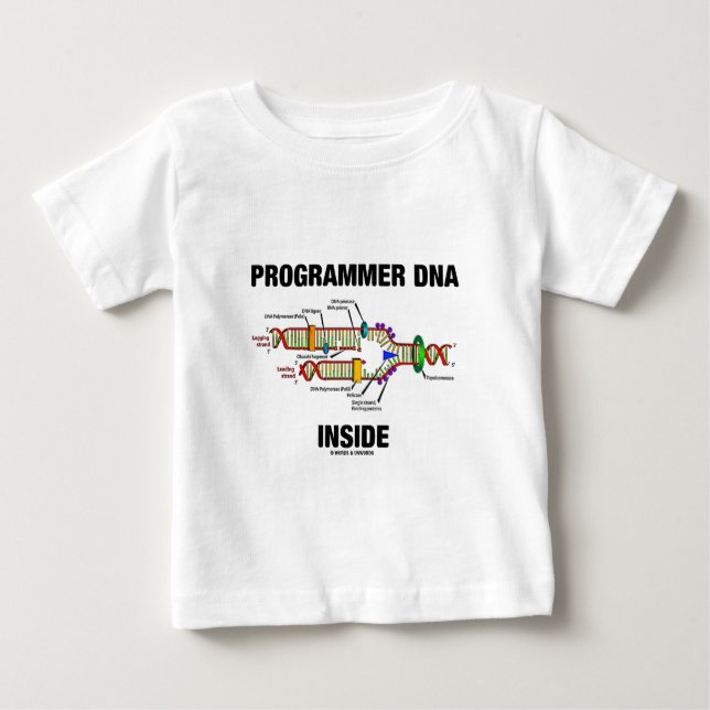 T-shirts Interior do ADN do programador (réplica do ADN) (Frente)