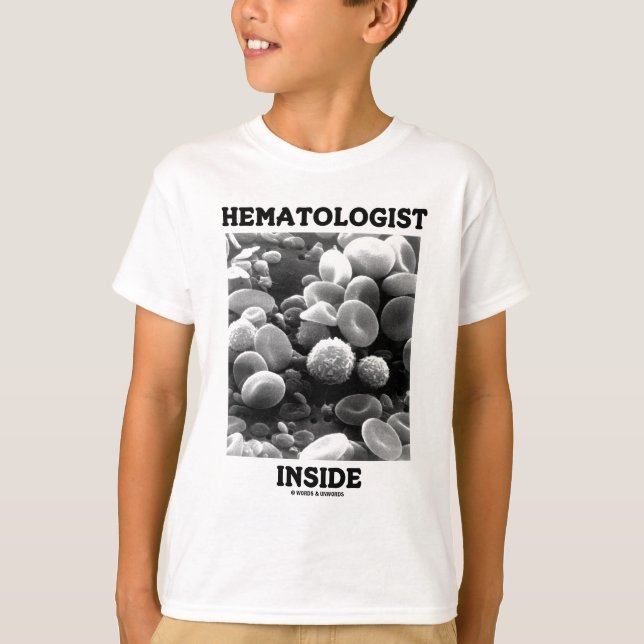 T-shirts Interior do Hematologist (glóbulos) (Frente)