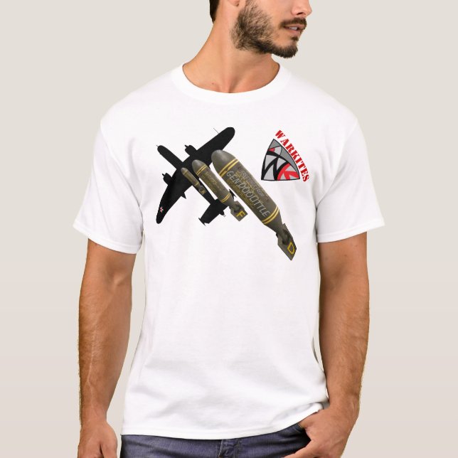 T-shirts Invasão de Warkites B-25 Doolittle (Frente)