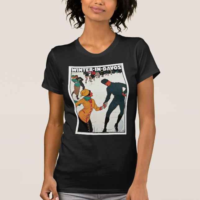 T-shirts Inverno em Davos (Frente)