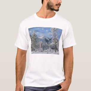 T-shirts Inverno no Parque Nacional de Yellowstone, Wyoming