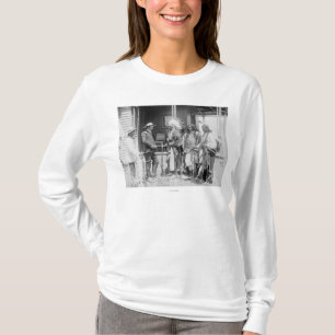 T-shirts Inverso dos homens de Cheyenne com branco
