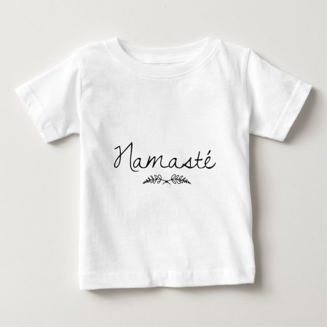T-shirts Ioga projetada de Namaste (Frente)