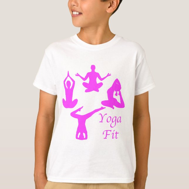 T-shirts Ioga YogaFit (Frente)