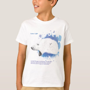 T-shirts Iorek, urso blindado de seus materiais escuros