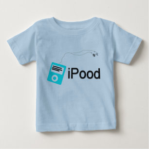 T-shirts ipood-azul