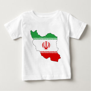 T-shirts Irã IR, bandeira, جمهوریاسلامیایران da brasão