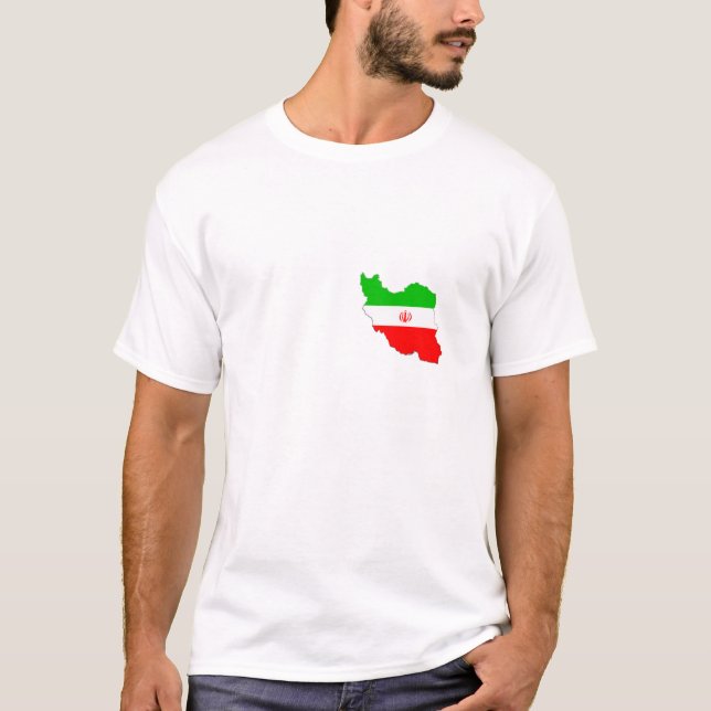 T-shirts IranFlag, Irã (Frente)