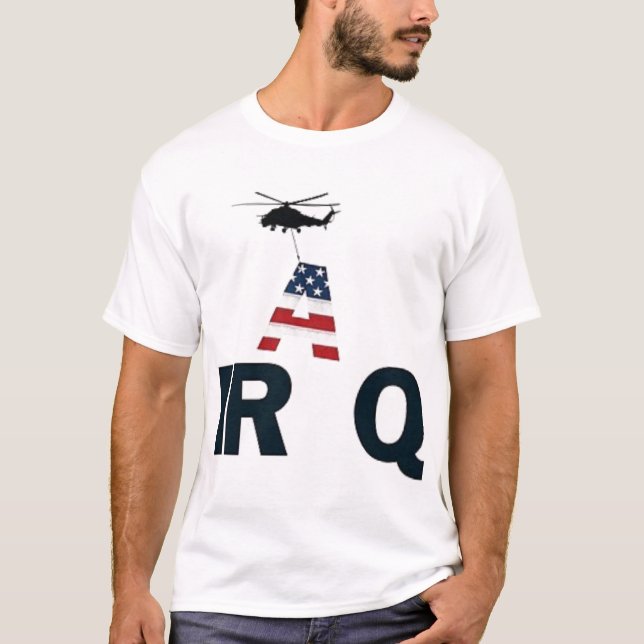T-shirts Iraque ocupou (Frente)