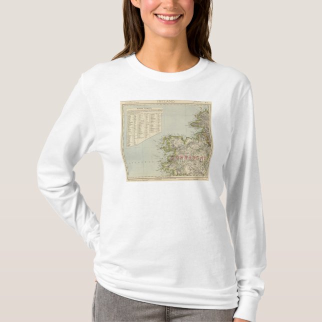T-shirts Ireland noroeste (Frente)