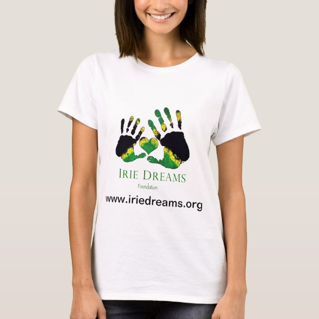 T-shirts Irie sonha o T das mulheres, MED (Frente)