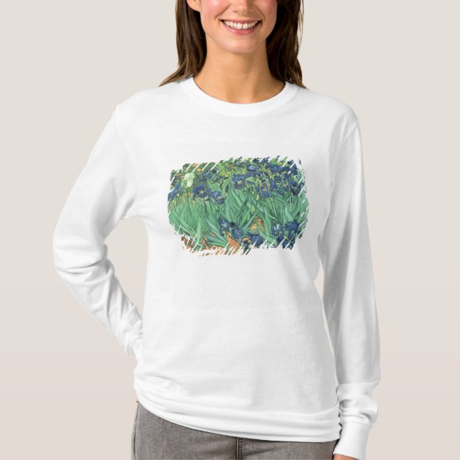 T-shirts Íris de Vincent van Gogh |, 1889 (Frente)