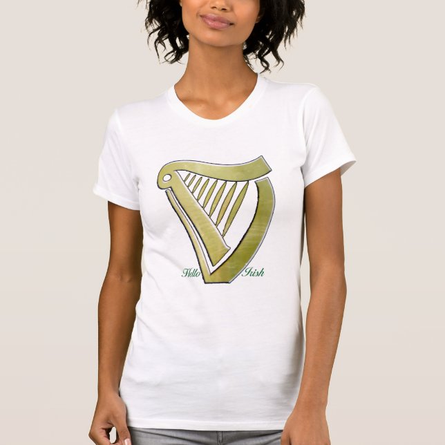 T-shirts Irish Harp (Frente)