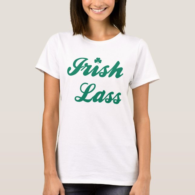 T-shirts Irish Lass (Frente)