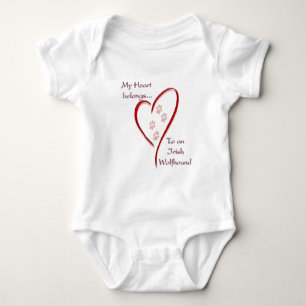 T-shirts Irish Wolfhound Hearts Pertence