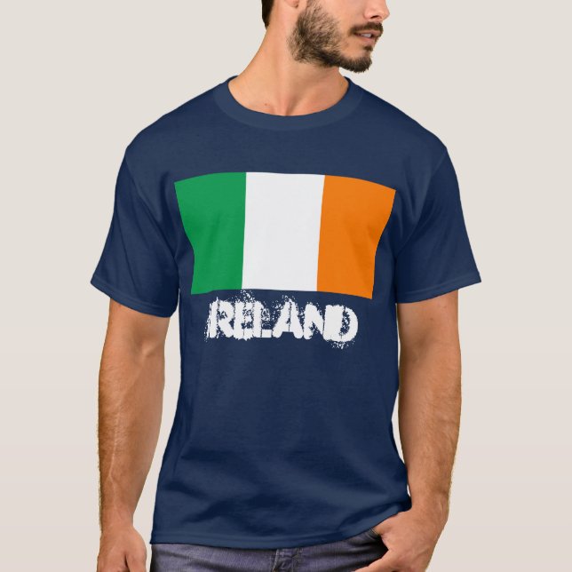 T-shirts Irlanda (Éire) Irish Flag (Frente)