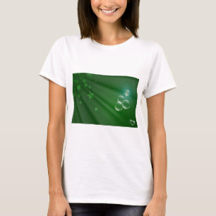 T-shirts Irlanda - Padrão Verde Arte Paz Destino de Amor
