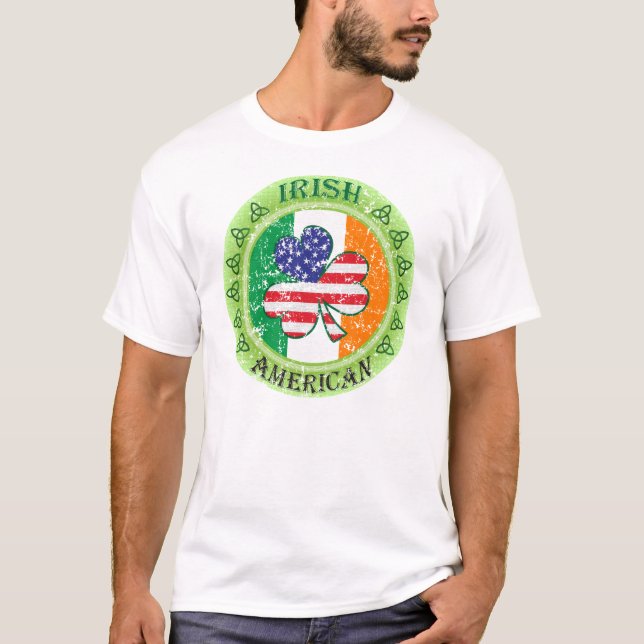 T-shirts Irlandês Americano (Frente)
