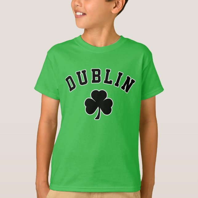 T-shirts Irlandês de Dublin (Frente)