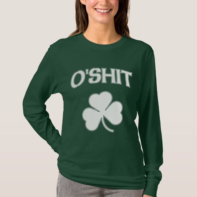 T-shirts Irlandês de O'Shit (Frente)