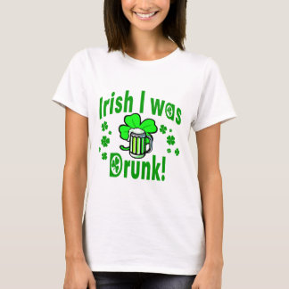 T-shirts Irlandês eu era /1 bêbedo
