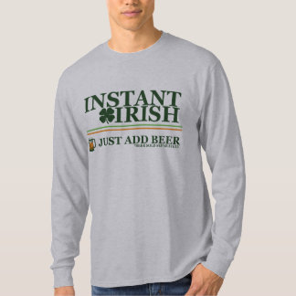 T-shirts Irlandês imediato: Apenas adicione o café (a