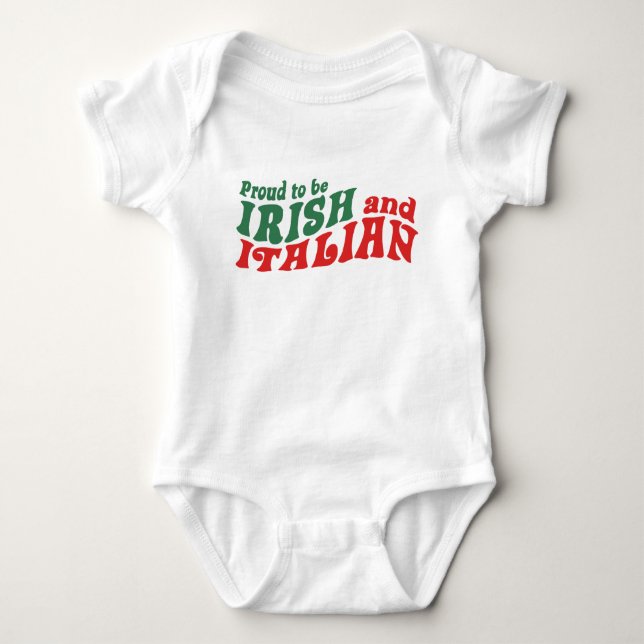 T-shirts Irlandês italiano (Frente)