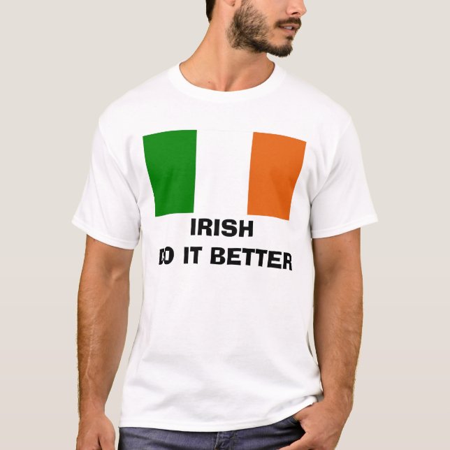 T-shirts Irlandês melhora (Frente)