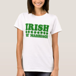 T-shirts Irlandês por Casamento