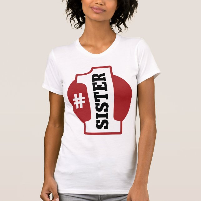 T-shirts Irmã do número 1 (Frente)