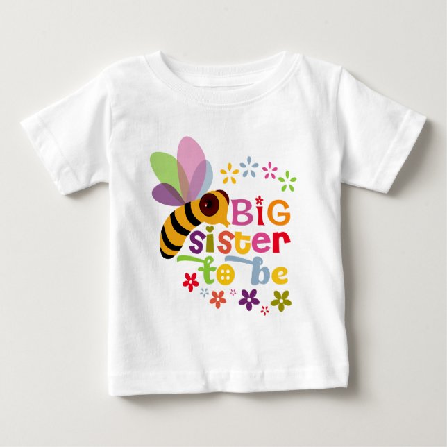 T-shirts Irmã Grande Para Ser (Frente)