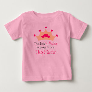 T-shirts Irmã Grande Para Ser Princesa Personalizada A Cami