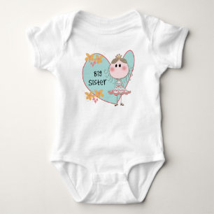 T-shirts Irmã Grande Princesa do Coração Azul