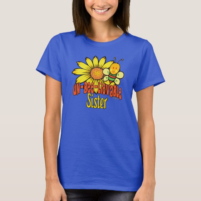 T-shirts Irmã inacreditável (Frente)