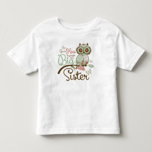 T-shirts Irmã mais velha a ser coruja