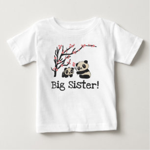 T-shirts Irmã mais velha dos ursos de panda