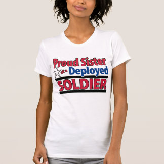 T-shirts Irmã orgulhosa de um soldado distribuído