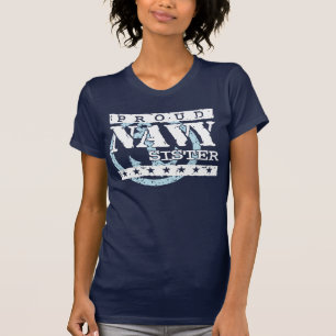 T-shirts Irmã orgulhosa do marinho