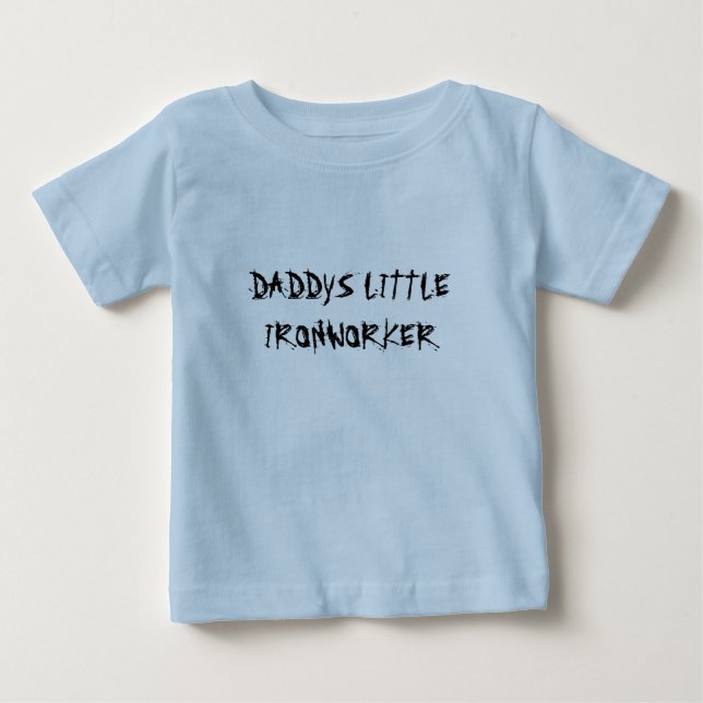 T-SHIRTS IRONWORKER PEQUENO DE DADDYS (Frente)