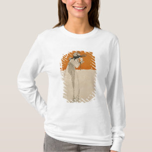 T-shirts Isolde, ilustração "do estúdio", 1895 (lith