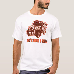 T-shirts Isso é como eu rolo Jeepney