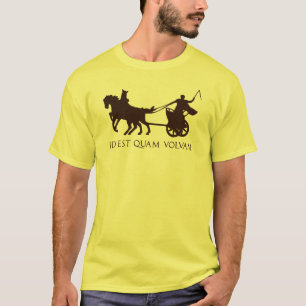 T-shirts Isso é como eu rolo (Latin com Chariot romano)