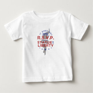 T-shirts Isso Não Diz RSVP na Estátua da Liberdade